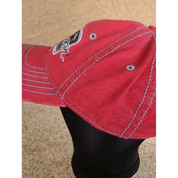 Barrett Jackson Men's Hat Cap Red Adjustable Embroidered Logo - Picture 4 of 7